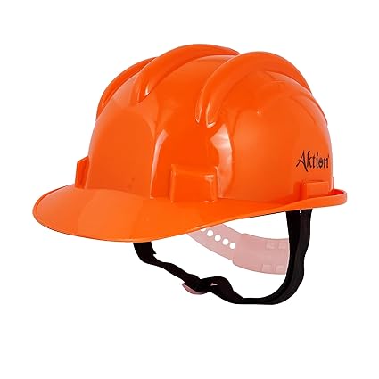 Aktion AK H11_ORG Safety Helmets Nape Type IS 2925:1984 Orange Pack 20
