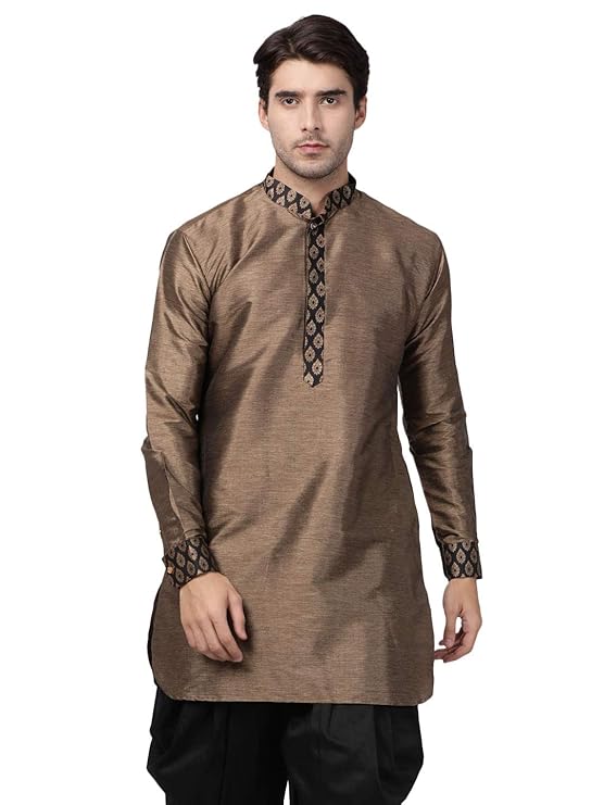VM Men's Silk Blend Ethnic Shirt
