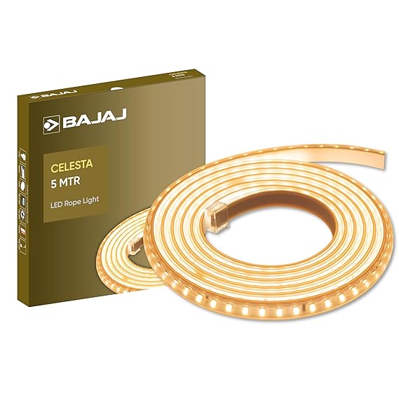 Bajaj Celesta Led Rope Light 120L 5M Cdl | 3.5 Kv Surge Protection