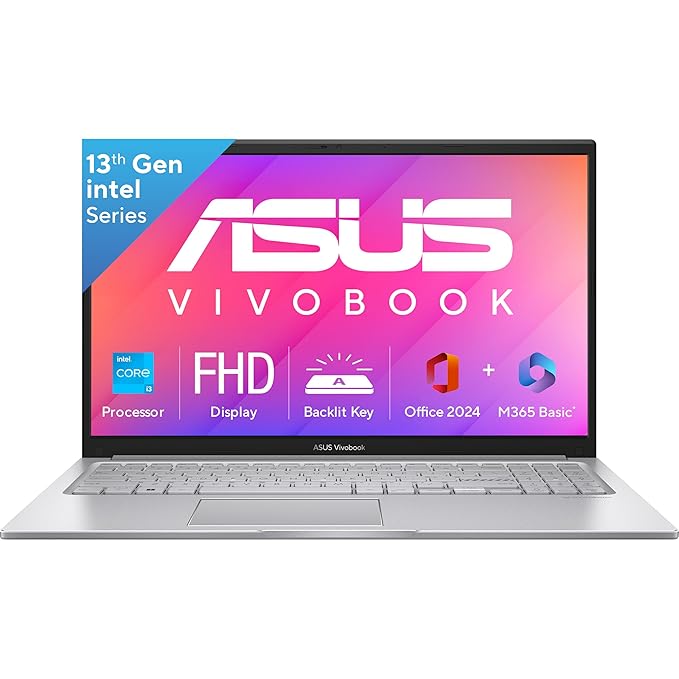ASUS Vivobook 15, Intel Core i3 13th Gen 1315U Laptop