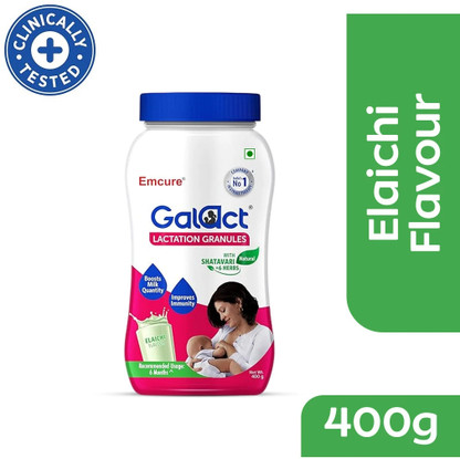 Galact Granules - Lactation Supplement with Shatavari Elaichi Flavour (400 g)
