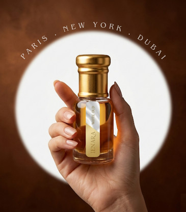 IENARA White Oud Ittar Woody, Kesar Fragrance for Men & Women
