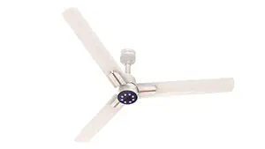 Polycab Wizzy Neo LED 2.0 1200mm BLDC Ceiling Fan with remote |BEE 5 Star Rated, Higher Air Delivery|LED Indicator,Reverse,Sleep and Breeze Mode,Free Installation |3 Years Warranty Beige Rosegold
