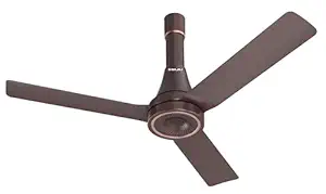 Bajaj Airlark 1200MM Ceiling Fans For Home | BEE Star Rated | Super 5 Tuff Technology | Telescopic Seamless Canopy | High Air Delivery | 5-Yr Warranty Chocolate Brown