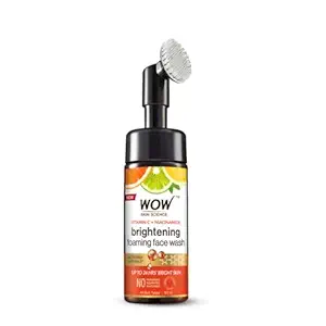 WOW Skin Science Brightening Vitamin C & Niacinamide Foaming Face Wash | For Brighter Glow