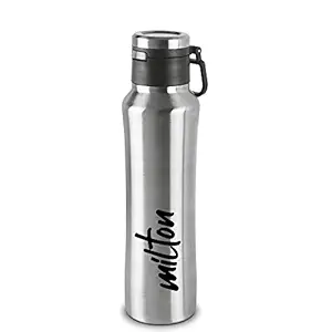 Milton Gulp 600 Thermosteel 24 Hours Hot or Cold Water Bottle, 575 ml, 1 Piece, Silver