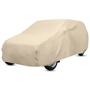 Amazon Brand - Solimo 7 Seater Car Cover, Beige for Innova