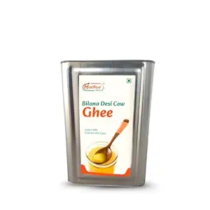 Madhur Farm Bilona Desi Cow Ghee, Pure Clarified Butter (15L)