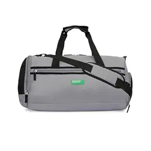 United Colors of Benetton Cleo 31L Duffle Bag - Grey | Gym