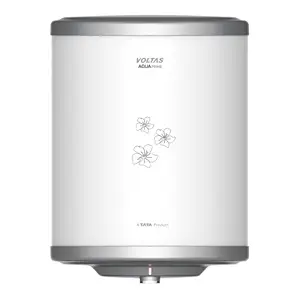 Voltas Aqua Prime 25L Water Heater 2000W, Warranty of 7 years on Tank, 3 Years on Heating Element, 2 Years on Product by Voltas|Free Installation| Free Connecting Pipe|Copper Element|8 Bar (White)