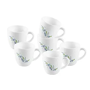 CELLO Ricca Mug 6 Pcs Set | Cups for Tea, Coffee, Espresso