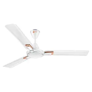 Orient Electric 1200 mm Apex Prime| 5 years warranty by Orient | 350 RPM motor speed| BEE 1 Star Rated Energy Efficient Fan| Rust-proof Aluminium blades| Decorative ring & trims| White, pack of 1
