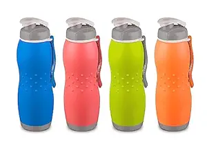 ASIAN Plastowares Cool Splash Insulated Water Bottle, 800 Ml, Associated Color