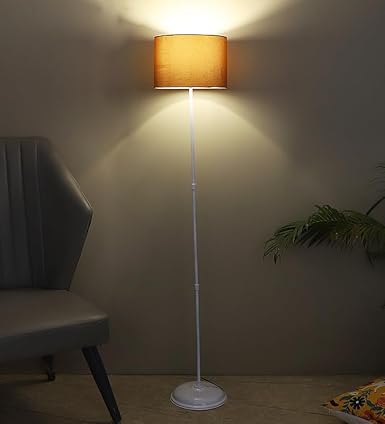 tu casa Metal Floor Lamp (Foldable) - Standing Lamp for Living Room & Bedroom