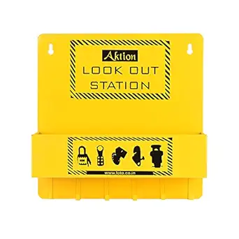 Group Lockout Box AK-GLS-116 - Size 10 x 6 x 4 inch, Yellow (Pack of 1)