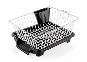 Dish Rack Utensils Basket Drainer & Dish Drainer Basket for Kitchen