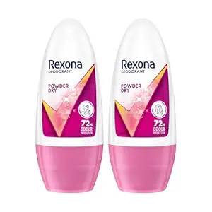 Rexona Powder Dry Underarm Roll-On Deodorant for Women 72H
