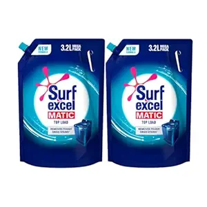 Surf Excel Matic Top Load Liquid Detergent 3.2 L Refill