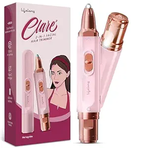 Lifelong Clar 2-in-1 Facial Hair Trimmer for Women