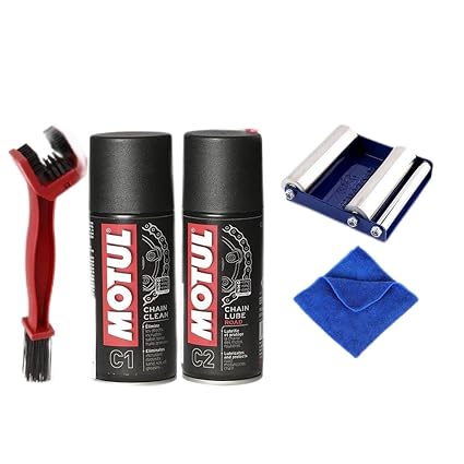 GrandPitstop BRC1C2RollerSMFA Motul C1 and C2 and Paddock Stand Replacement GRoller, Small and Microfiber Cloth (5-Pieces, 150 ml)