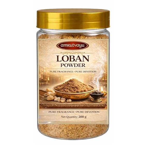 Real Loban Powder for Sambrani, Natural Loban Aromatherapy & Air Purification