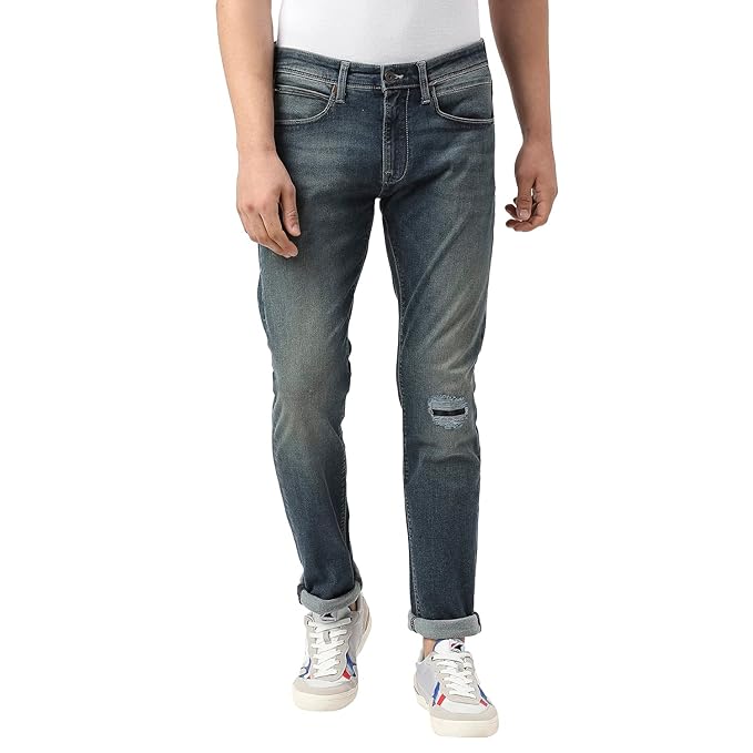 Pepe Jeans Men's Slim Fit Mid Rise Jeans