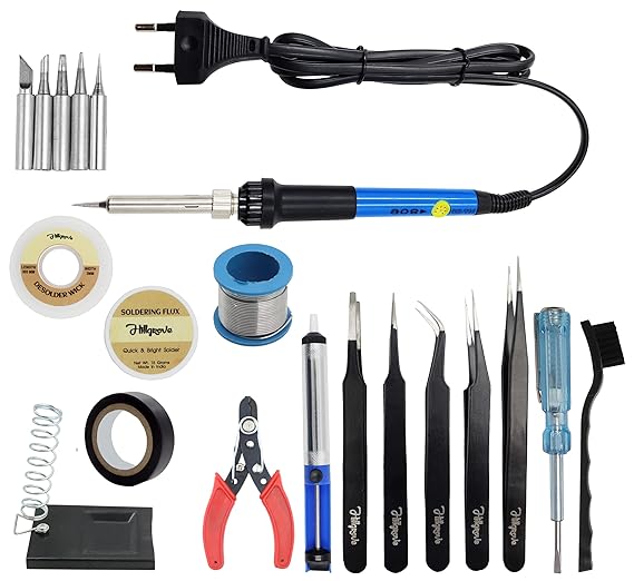 Hillgrove 11in1 Soldering & Desoldering Equipment Tool Kit