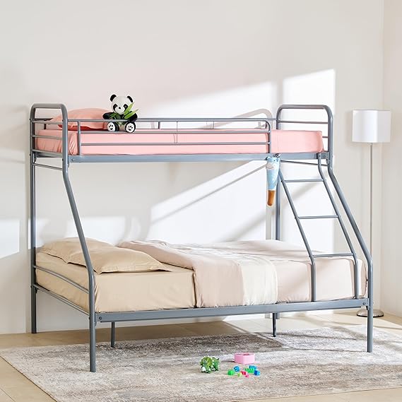 Home Centre Helios Nebula Avion Mild Steel Bunk Bed - Grey