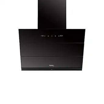 Hindware Smart Appliances | Skyla 75 cm Chimney | 1350 CMH | Auto Clean | Slant Design | Filterless | Touch Control, Motion Sensor | 10 Yrs Warranty on Motor & 2 Yrs on Product (Black)