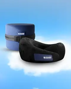 The Sleep Company Travel Neck Pillow | PU Latex | Neck Support