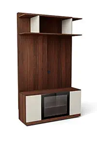GODREJ INTERIO Sienna Media Unit, Engineered Wood (1-Year Warranty, Cinnamon & Warm Grey, Knock Down)