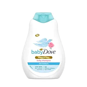 Baby Dove Shampoo 400 ml, Mild No Tears Rich Moisture Baby Shampoo for kids