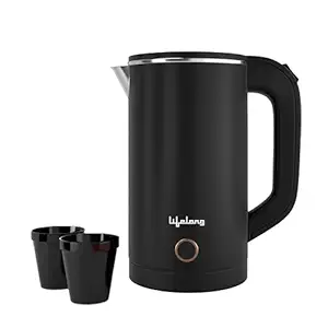 Lifelong Electric Kettle 0.8 Litre with 2 Cups | 600W