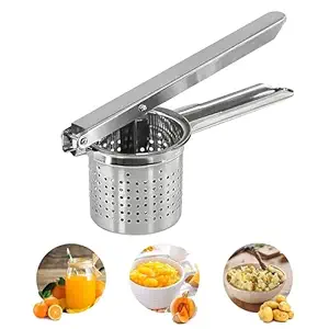 Imaashi Multipurpose Food Press & Ricer - Make Smooth Mashed Potatoes, Apple Sauce, Lemon Squeezes & Purees with Ease
