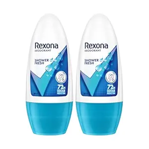 Rexona for Female Shower Fresh Underarm Roll On Deodorant + Antiperspirant