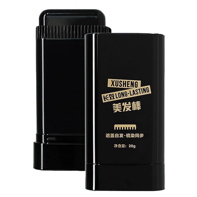 SONORO KATE Waterproof Hair Color Comb Stick for Instant Gray Coverage – Black Root Touch-Up Stick for Men & Women – Sweat-Proof Natural Finish – Easy Comb Applicator – Portable Gray Hair Concealer