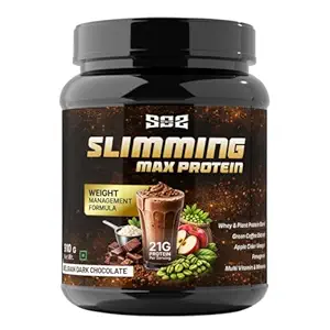 SOS Nutrition MAX Protein & Herbs for Women to Reduce Body Fat, Manage Weight & Metabolism | Protein Powder for Women with 24g Whey Protein and Plant Protein, No Added Sugar (Belgian Chocolate, 910gm)