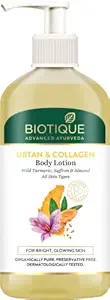 Biotique Ubtan & Collagen Light Gel Oil-Free Body Lotion for Smooth Skin