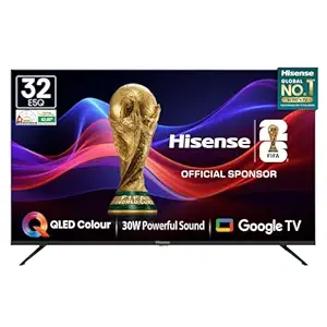 Hisense 80 cm (32 Inches) HD Ready Smart QLED Google TV