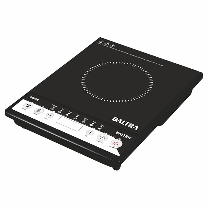 BALTRA Super Induction Cooktop 1400 W | 7 Versatile Cooking Modes | Cool Touch Surface, Preset your Timer, Overheat Protection, Energy Saver | Lightweight & Durable Induction | 1 Year Warranty