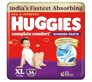 Huggies Complete Comfort Wonder Pants XL Diaper for 12 to 17 Kgs Babies