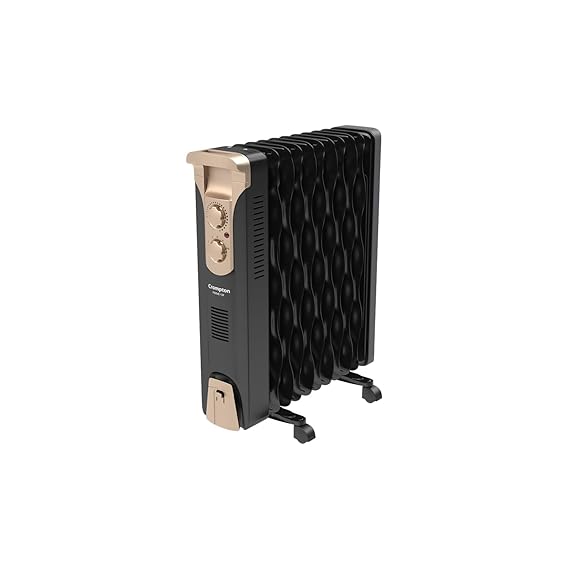 Crompton 2400W Wave Fin Oil Filled Heater for Efficient Room Heating