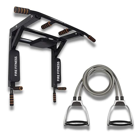 wall mount pull up bar with toning tube for home gym equipments pull uip bar produces onther types exercises and toning tube provides another type exercises at home