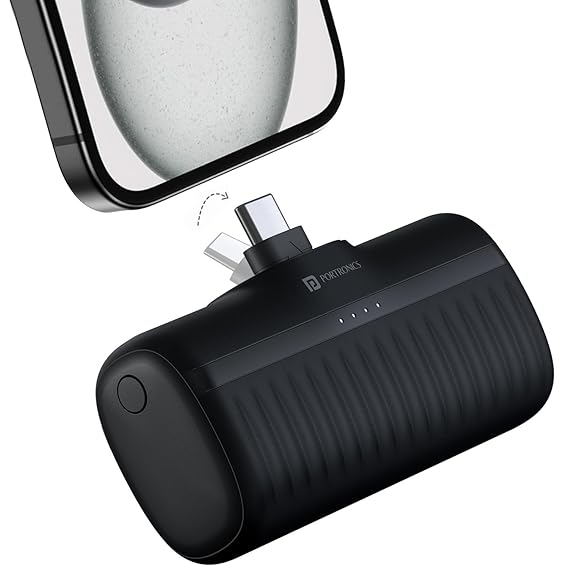 Portronics Power Pebble 5000mAh 20W Fast Charging Nano Powerbank