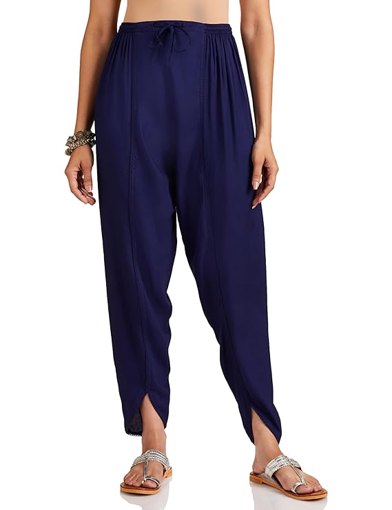 Amazon Brand - Myx Women's Relaxed Rayon Dhoti Pants (Available in Plus Sizes)