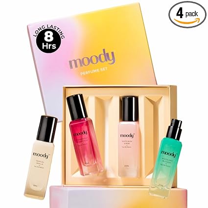 Moody Premium Perfume Gift Set for Women Long Lasting EDP Fragrance
