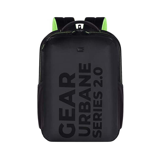 Gear Parker 23L Water Resistant Anti Theft Laptop Bag/Backpack for Men/Women - Black