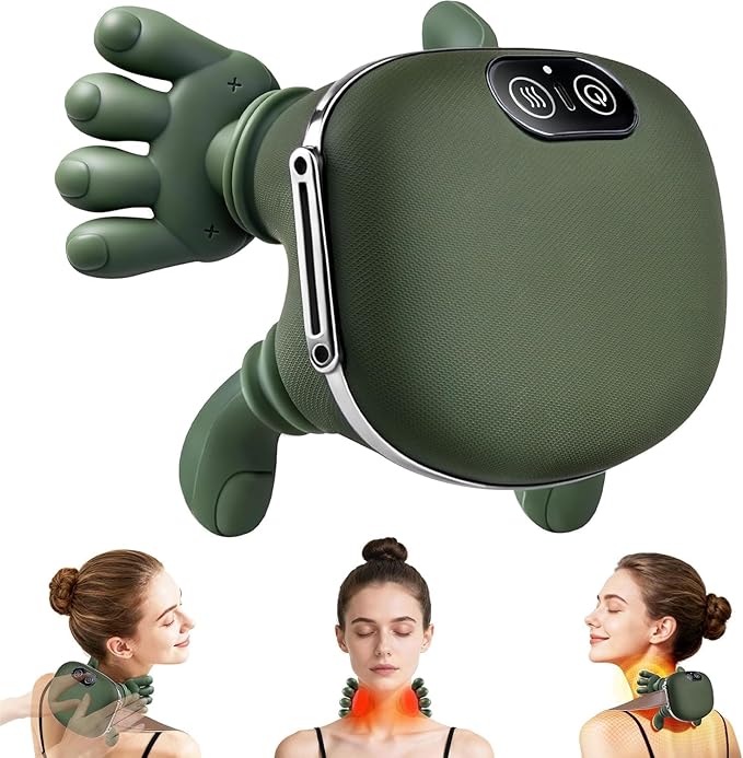 Electric Neck Massager for Pain Relief | Heated Neck & Shoulder Massager | Cervical Massage Machine