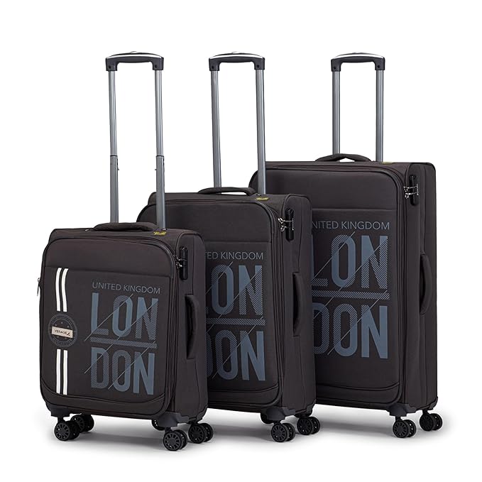 V Lite - Moscow Combo Set of 3 (Small + Medium + Large) Softside Trolley Bag