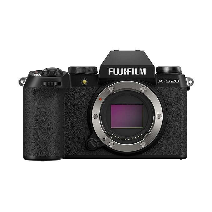 Fujifilm X-S20 26.1MP APS-c X-Trans Sensor|AI Deep Learning|IBIS System Mirrorless Camera|6.2k 30p|Eye/Subject Detection|Product Priority|Background defocus for Content Creation